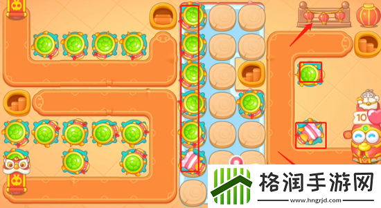 保卫萝卜4福神大作战第13关攻略