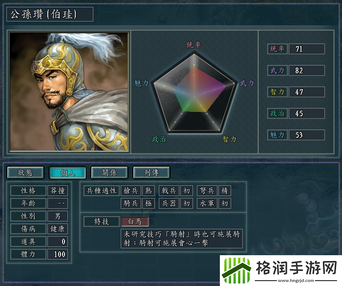 三国志11血色衣冠特技详解五