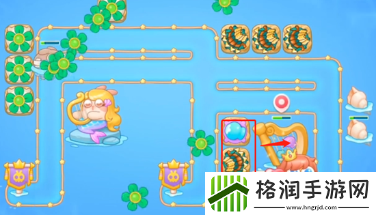 保卫萝卜4海的闺女第9关通关攻略