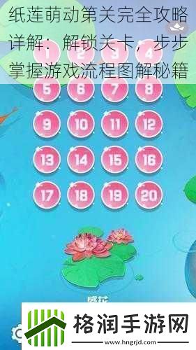 纸莲萌动第关完全攻略详解