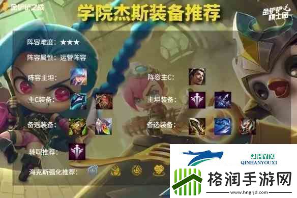 金铲铲之战学院杰斯阵容搭配指南