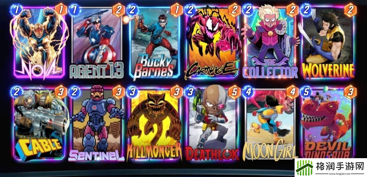 漫威终极逆转月亮恐龙卡组怎么搭配