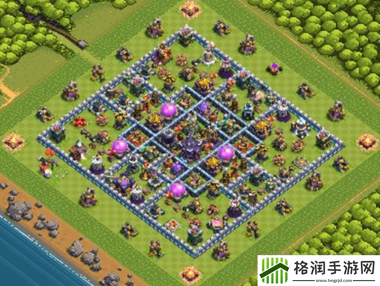 部落冲突15本最强防御阵型