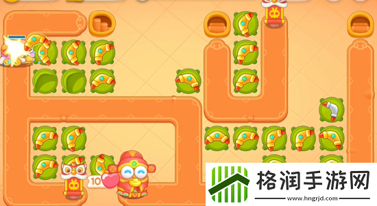 保卫萝卜4新春大集第11关攻略