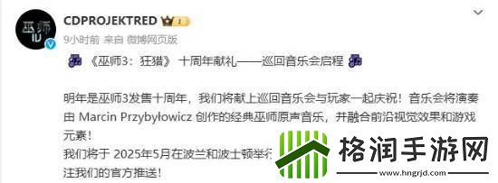 巫师3十周年庆典