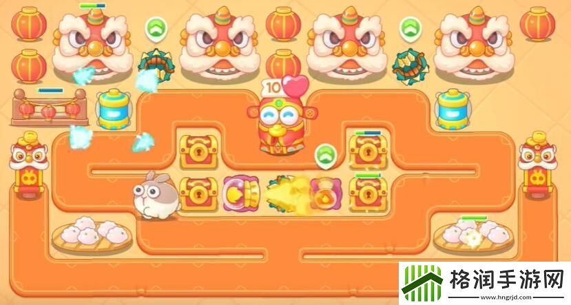 保卫萝卜4新春大集14关攻略