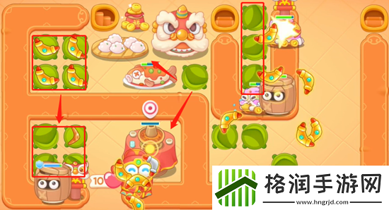 保卫萝卜4新春大集第11关攻略