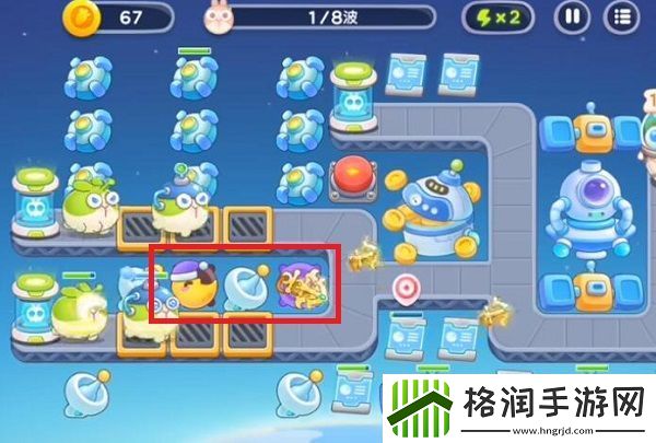 保卫萝卜4太空穿越第17关通关攻略