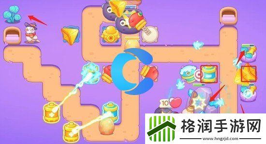 保卫萝卜4阿波与魔法宝藏第二关通关攻略