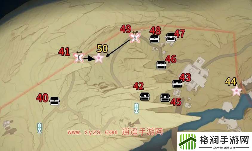 鸣潮手游游戏荒石高地宝箱收集攻略大全