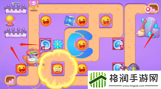 保卫萝卜4阿波与魔法宝藏第五关图文攻略