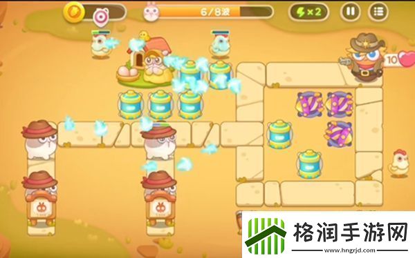 保卫萝卜4波仔很忙第十关无损通关技巧分享