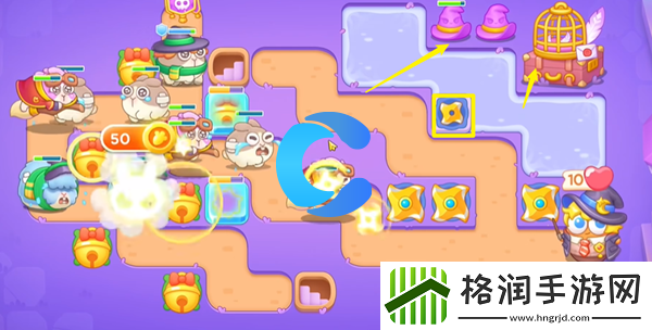 保卫萝卜4阿波与魔法宝藏第二十五关图文攻略