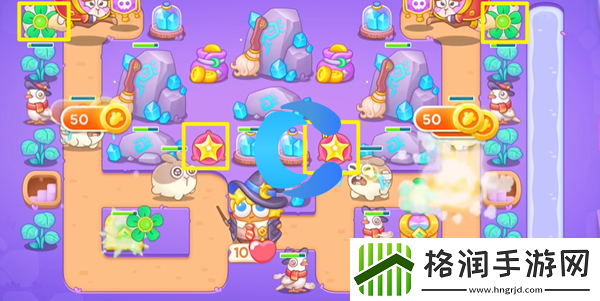 保卫萝卜4阿波与魔法宝藏第十七关图文攻略