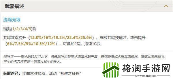 鸣潮千古洑流适合谁千古洑流给谁用游戏蝴蝶