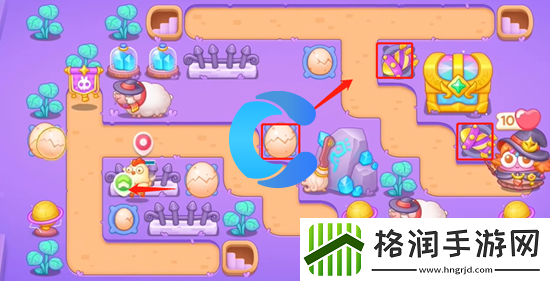 保卫萝卜4阿波与魔法宝藏第八十二关图文攻略