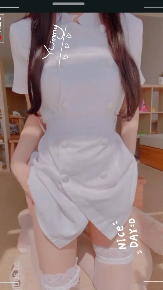 芋圆呀呀纯白旗袍视频