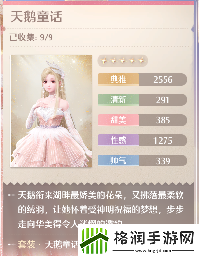 无限暖暖五星套装天鹅童话效果怎么样