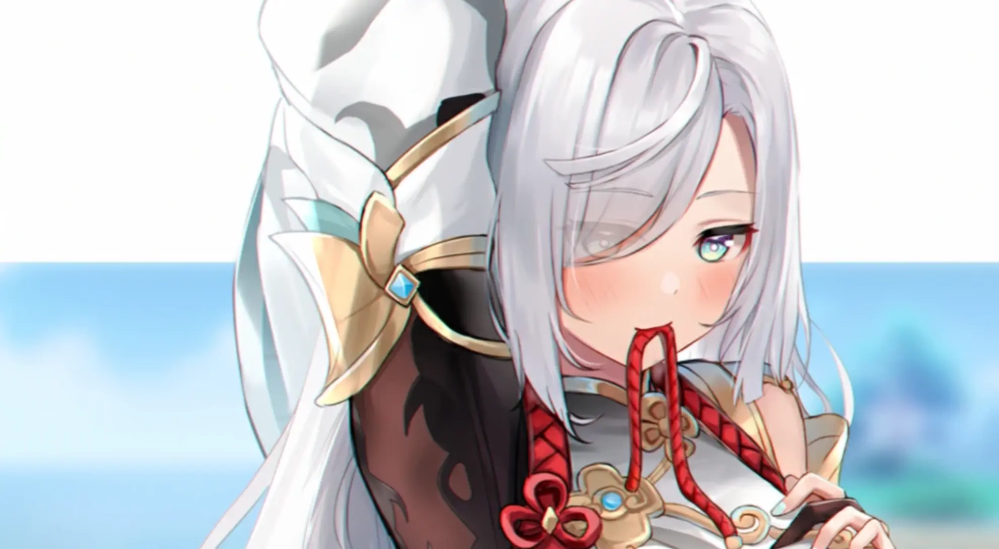 原神申鹤脸红流口水图片什么梗申鹤流眼泪翻白眼图片