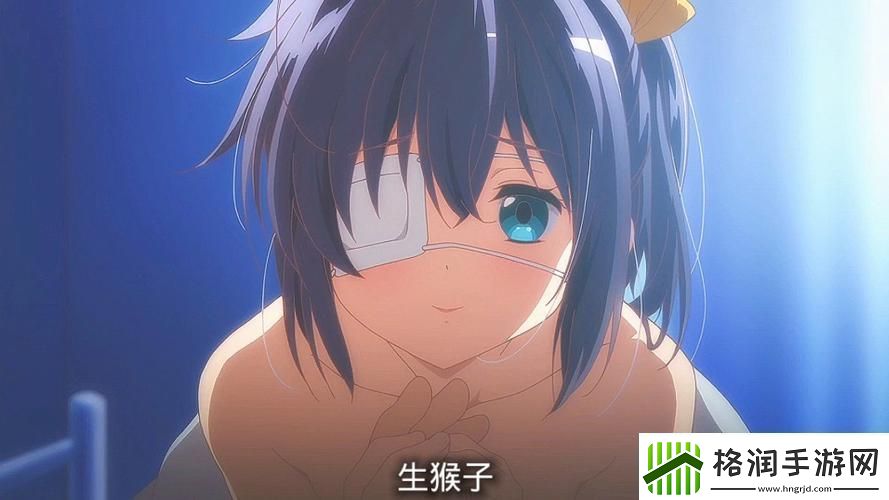 动漫美女与男生一起努力生猴子