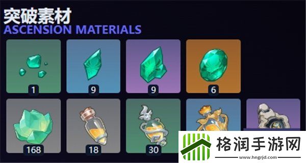 原神蓝砚突破材料爆料