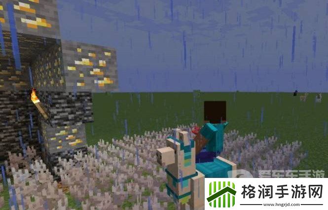 我的世界羊驼身上放什么才能骑