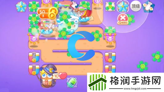 保卫萝卜4阿波与魔法宝藏第五十九关图文攻略