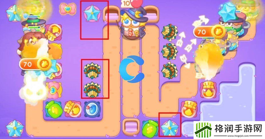 保卫萝卜4阿波与魔法宝藏第五十六关图文攻略