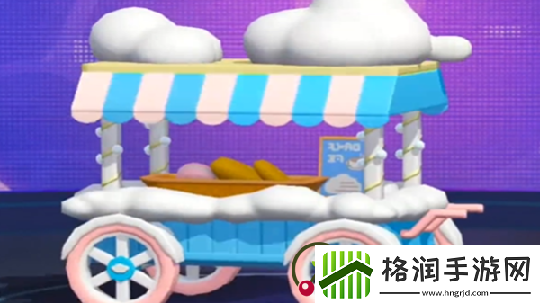 蛋仔派对大耳狗移动摊位车使用方法