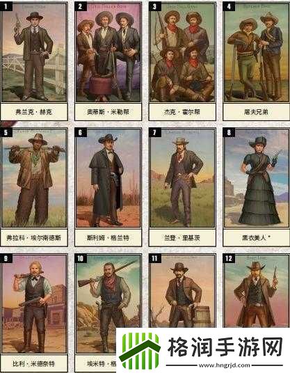 荒野大镖客2深度解析全角色介绍图鉴与详尽攻略指南
