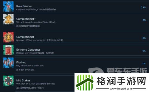 Balatro小丑牌游戏成就