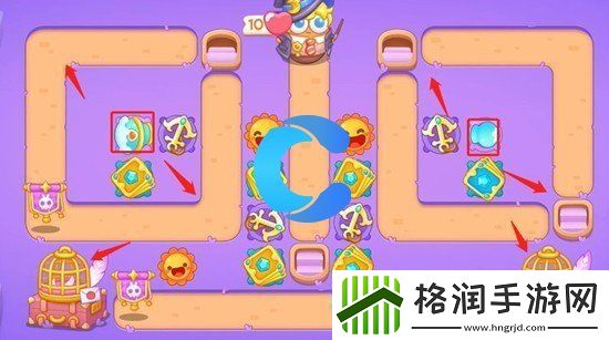 保卫萝卜4阿波与魔法宝藏第三十七关图文攻略