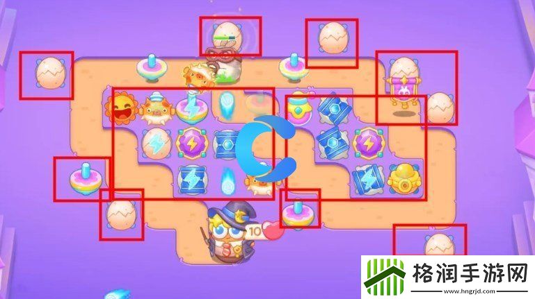 保卫萝卜4阿波与魔法宝藏第四十六关图文攻略