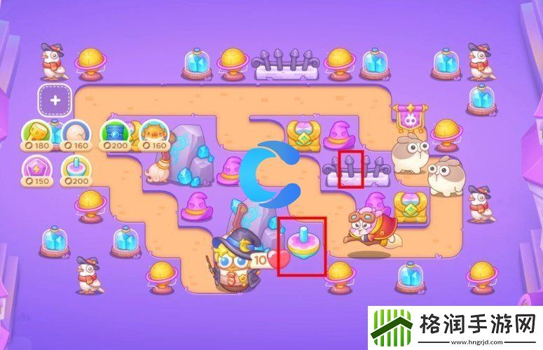 保卫萝卜4阿波与魔法宝藏第四十六关图文攻略