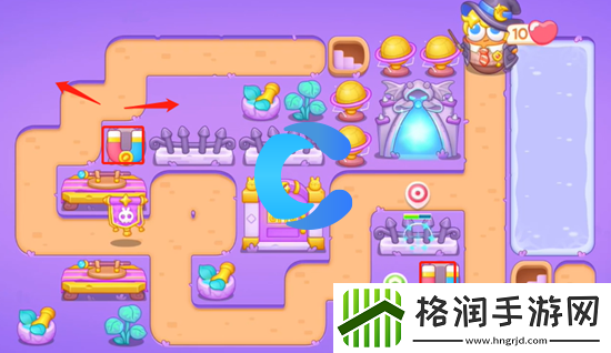 保卫萝卜4阿波与魔法宝藏第四十七关图文攻略