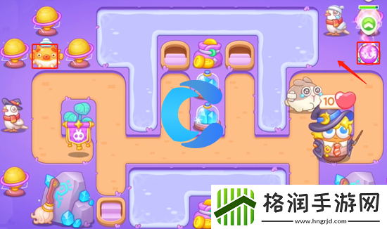 保卫萝卜4阿波与魔法宝藏第五十二关图文攻略