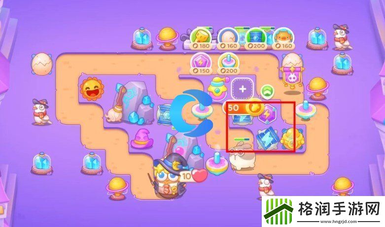 保卫萝卜4阿波与魔法宝藏第四十六关图文攻略