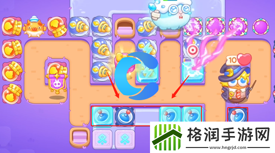 保卫萝卜4阿波与魔法宝藏第五十二关图文攻略