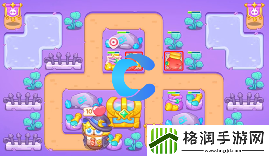 保卫萝卜4阿波与魔法宝藏第五十一关图文攻略