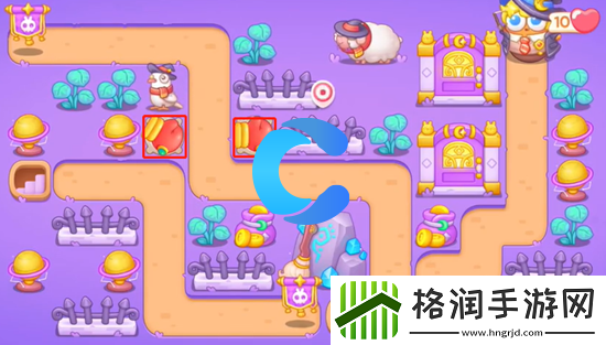 保卫萝卜4阿波与魔法宝藏第四十八关图文攻略