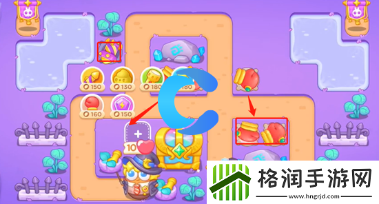 保卫萝卜4阿波与魔法宝藏第五十一关图文攻略