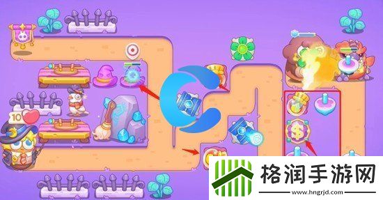 保卫萝卜4阿波与魔法宝藏第三十九关图文攻略