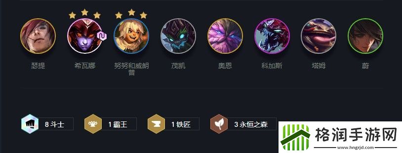 铁匠阵容出装、角色人口、羁绊效果介绍