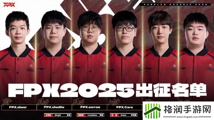 FPX阵容大名单