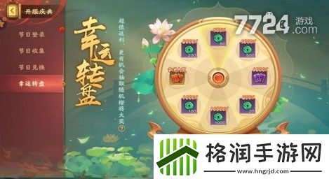 胡莱三国4开服8天奖励一览