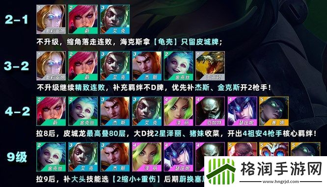 金铲铲之战S9全新皮城枪手阵容玩法技巧