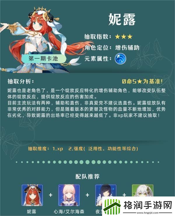 原神4.8卡池角色抽哪个角色好原神4.8卡池角色抽取建议一览