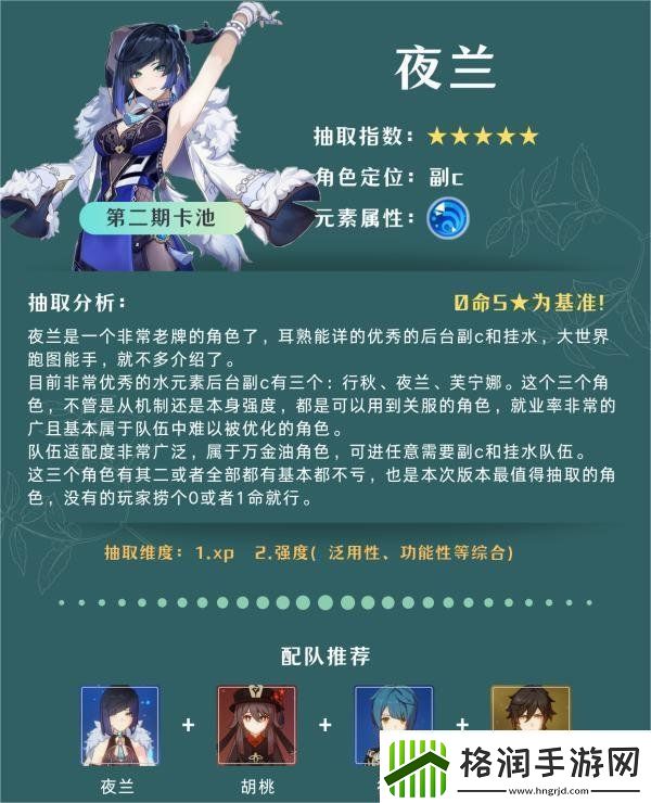 原神4.8卡池角色抽哪个角色好原神4.8卡池角色抽取建议一览