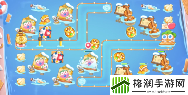保卫萝卜4暖暖汤泉第5关攻略