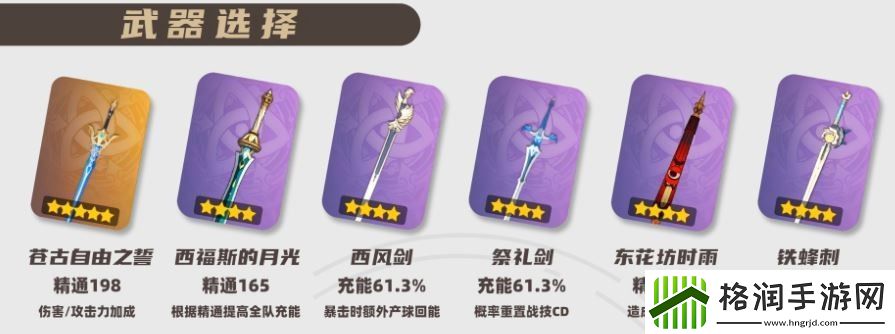 原神2025枫原万叶武器选择推荐